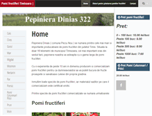 Tablet Screenshot of pepiniera-pomicola.ro